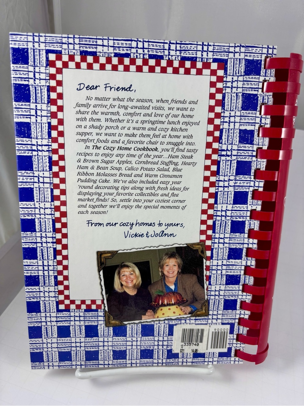 ANGEL PIE PLATE & COOKBOOK (GOOSE BERRY PATCH) - Picture 6 of 6